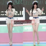 抖音Nuo 路演 T-ara So Crazy 舞蹈 水手服 紧身白短裤 骆驼趾 高清现场双视角截图