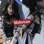 南智贤 4minute 舞台 黑色薄纱 低胸内搭 爆乳 乳沟 高清截图